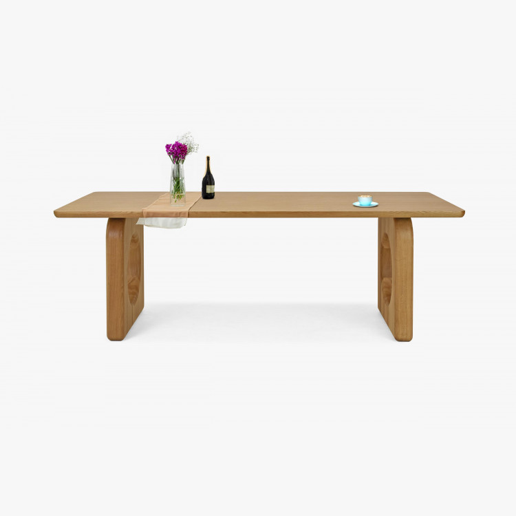 Designový jídelní stůl dub 220 x 95 cm , Jídelní stoly- 10