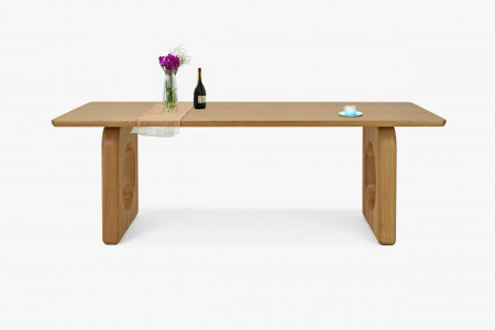 Designový jídelní stůl dub 220 x 95 cm , Jídelní stoly- 10