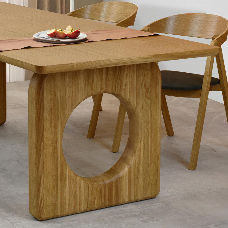 Designový jídelní stůl dub 220 x 95 cm , Jídelní stoly- 9