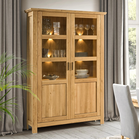 Luxusná dubová vitrína, Alexandra 12 , Vitríny- 1