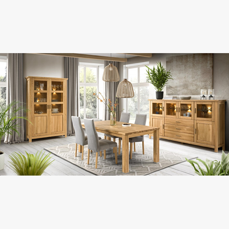 Luxusná dubová vitrína, Alexandra 12 , vitríny- 11