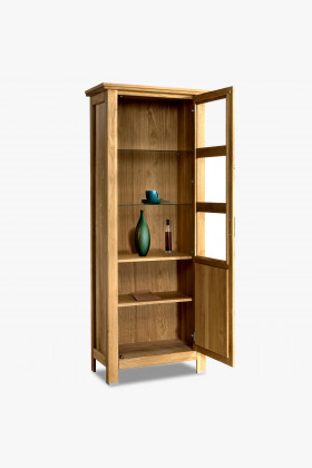 Jednodverová dubová vitrína, Alexandra 11 , Vitríny- 1 2