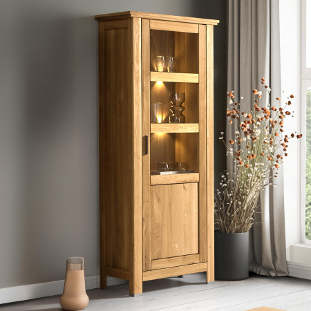 Jednodverová dubová vitrína, Alexandra 11 , Vitríny- 1