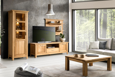 Televízna dubová komoda, Alexandra 25 , TV stolíky, TV komody - 3