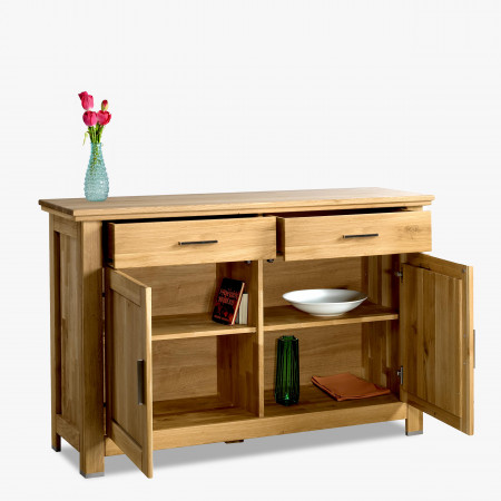 Dřevěná dubová komoda s dvířky, Alexandra 44 , Komody- 1