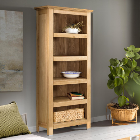 Dřevěný dubový regál , Alexandra 16 , Vitríny- 1