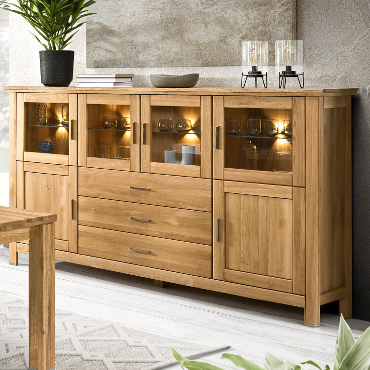 Veľká dubová komoda do obývačky, Alexandra 48 , Komody- 1