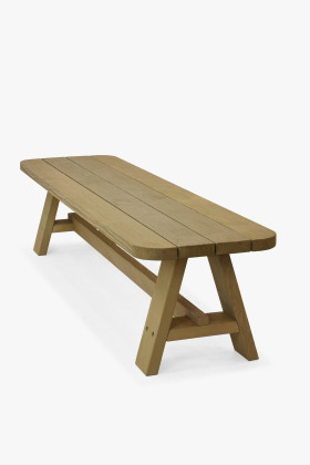 Gartenbank Fichtenholz 200 cm grau wetterfest robust