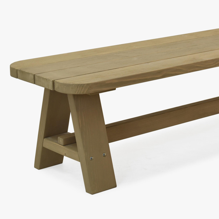 Zahradní smrková lavice 200 cm, Matus , Zahradní křesla- 5