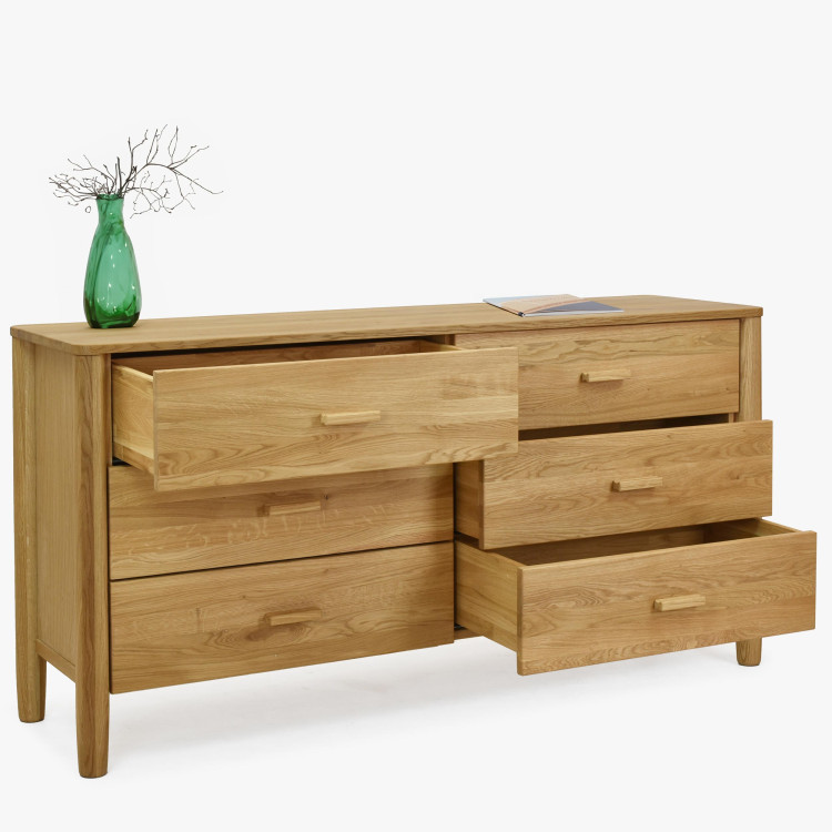 Dubová komoda z masívu šuplíková , Komody- 1