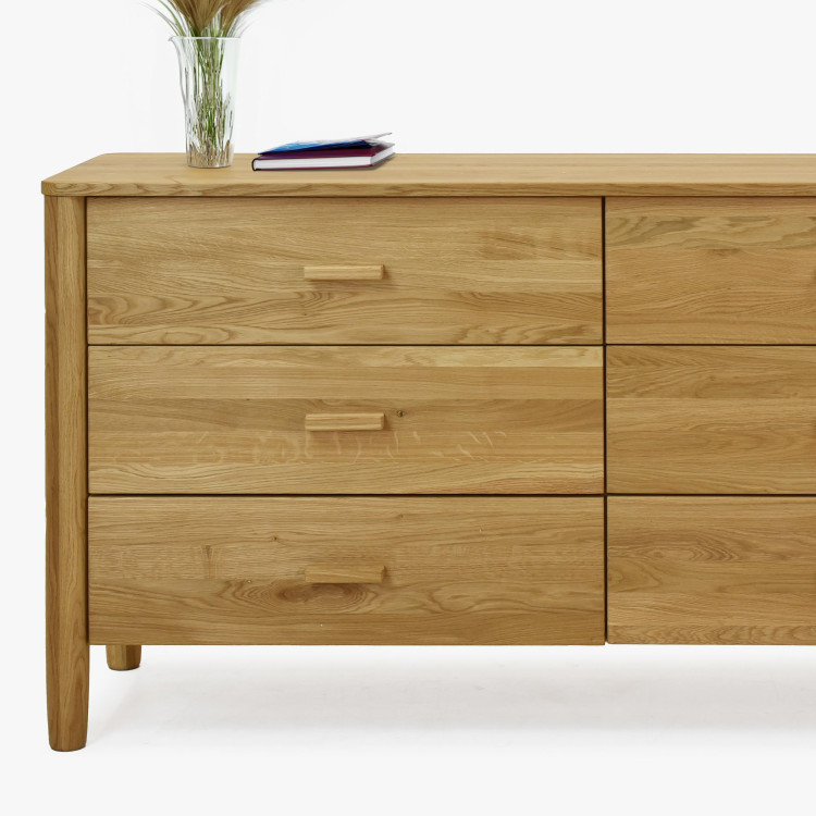 Dubová komoda z masívu šuplíková , Komody- 6