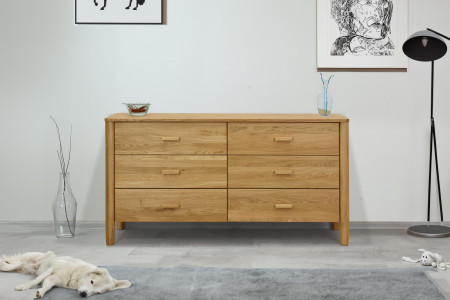 Dubová komoda z masívu šuplíková , Komody- 8