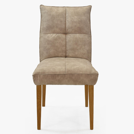 Komfortní jídelní židle Riga šedé čalunění , Jídelní židle- 9