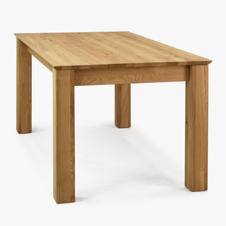 Dřevěný rozkládací stůl 160 x 90 cm, + 70 cm , Jídelní stoly- 3