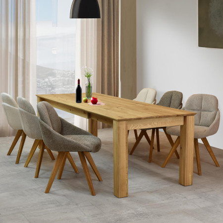 Dubové křeslo světlé , Jídelní židle- 7