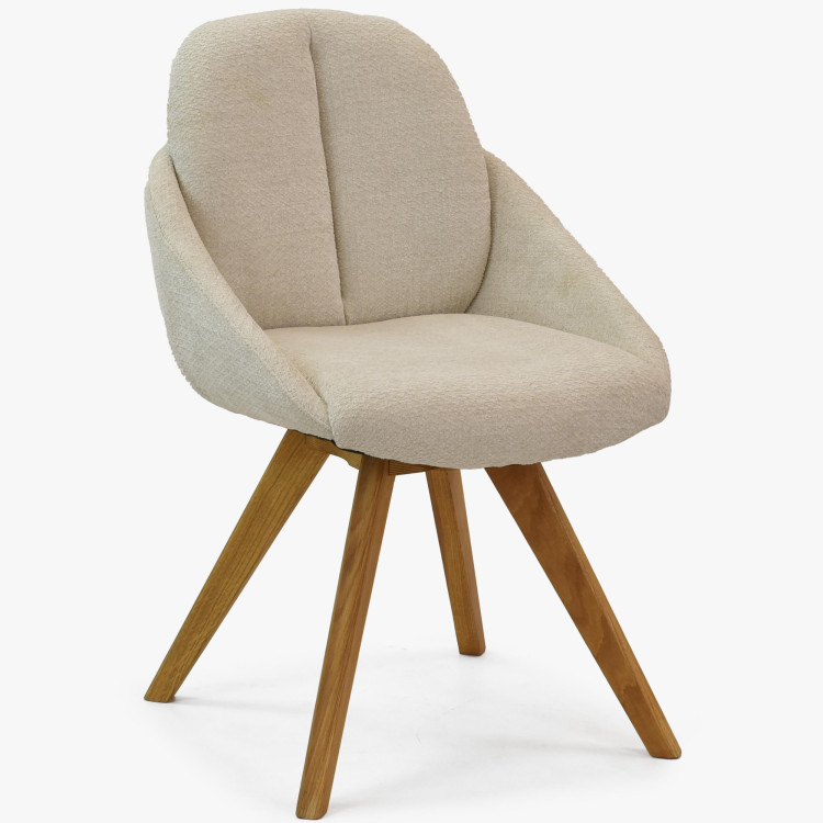 Dubové křeslo světlé , Jídelní židle- 1