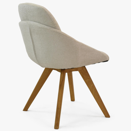 Dubové křeslo světlé , Jídelní židle- 3