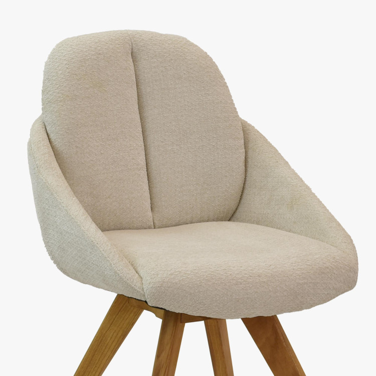 Dubové křeslo světlé , Jídelní židle- 6