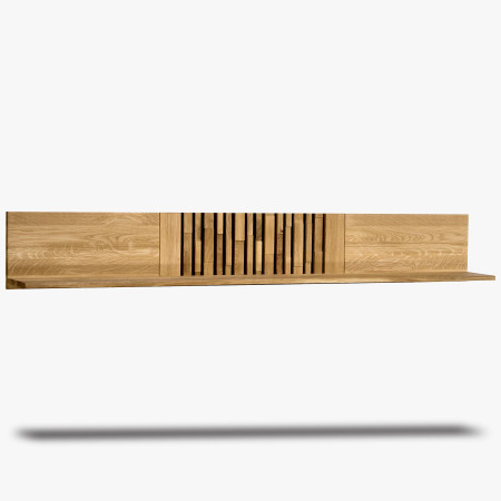 Dubová police na zeď