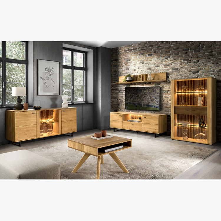 Dubový konferenční stolek na nožičkách