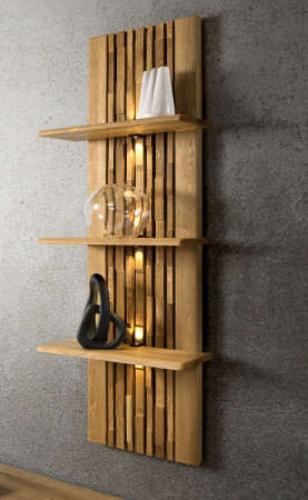 Dubový příborník s dvířky a šuplíky