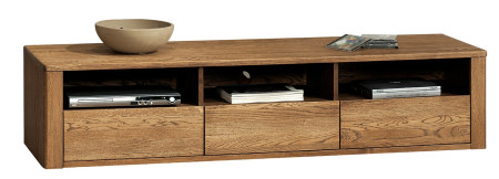 Obývací stěna z masivu, Nice barva ořech