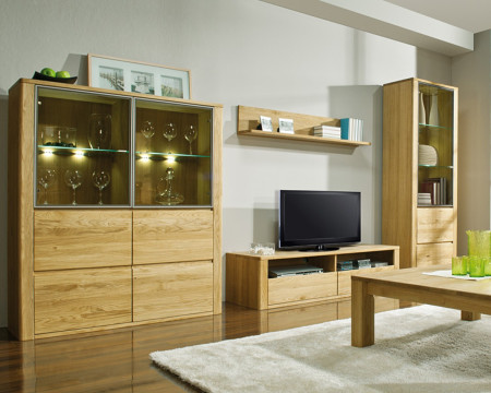 Dubový nábytek do obýváku, kolekce Nice