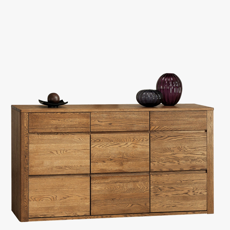 Dubová komoda dlouhá, Nice 49 barva dub ořech