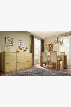 Luxusní konferenční stůl z dubu, Nice 67 dub bianco 2