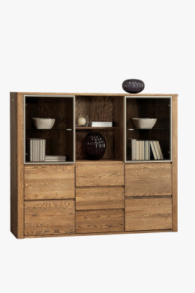 Dubový sekretář luxusní, Nice 47 dub ořech