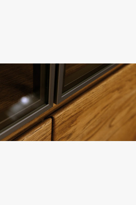 Dubový sekretář luxusní, Nice 47 dub ořech 2