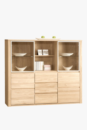 Dubový sekretář luxusní, Nice 47 dub bianco