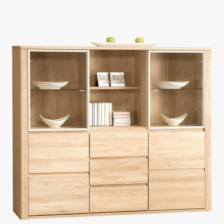 Dubový sekretář luxusní, Nice 47 dub bianco