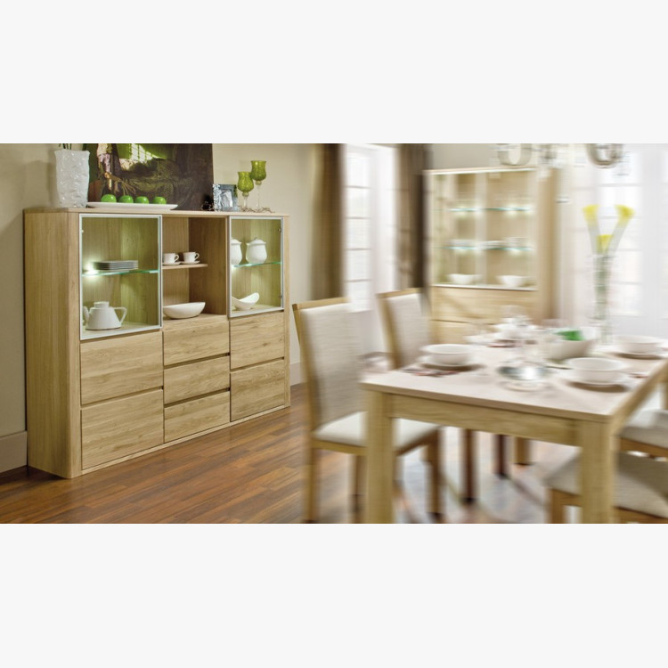 Dubový sekretář luxusní, Nice 47 dub bianco