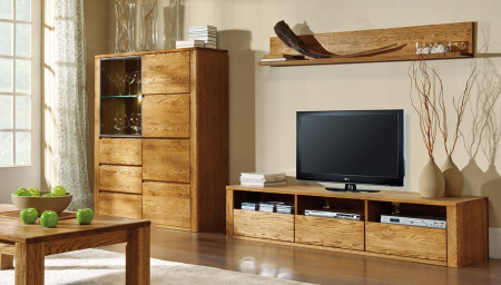 Dubová dlouhá police, Nice 31 dub natural