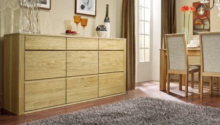 Dubová komoda dlouhá, Nice 49 barva dub natural