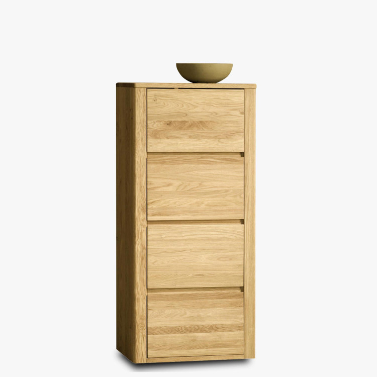 Úzká dubová komoda, Nice 50 dub natural