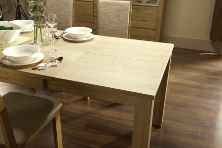 Dubový stůl rozkládací 120-180 x 90 dub natural