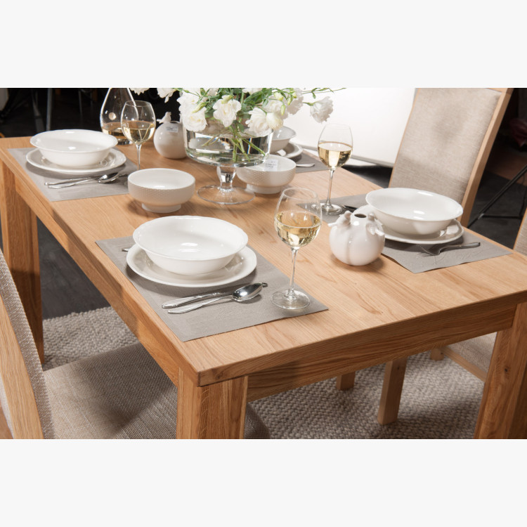 Dubový stůl rozkládací 120-180 x 90 dub natural