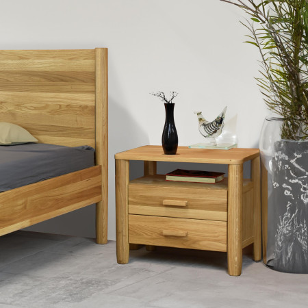 Dubový noční stolek z masivu dub