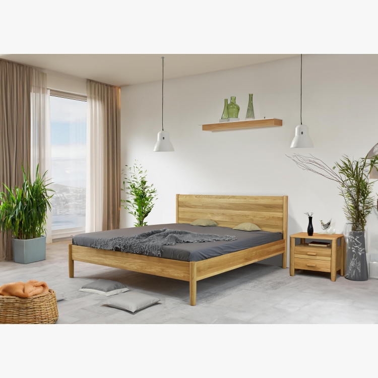 Dubový noční stolek z masivu dub