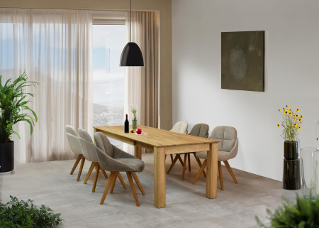 Dřevěný rozkládací stůl 180 x 90 cm, + 100 cm