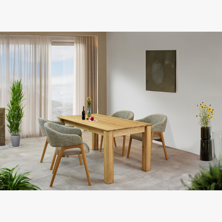 Dřevěný rozkládací stůl 180 x 90 cm, + 100 cm