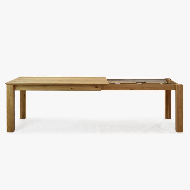 Dřevěný rozkládací stůl 180 x 90 cm, + 100 cm