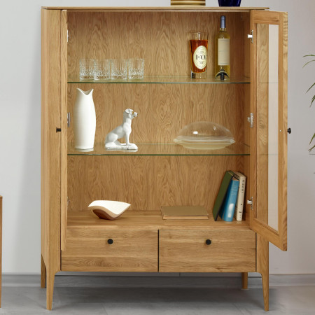 Dřevěná obývací stěna ze dřeva dub