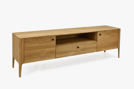 Dřevěná obývací stěna ze dřeva dub