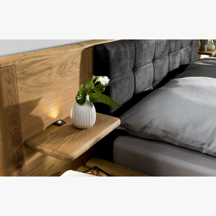 Jednolůžková postel dřevěná s úložným prostorem