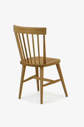 Dubová dřevěná retro židle 2
