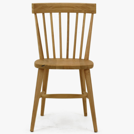 Dubová dřevěná retro židle