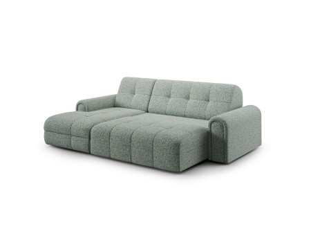 Rohová sedačka s úložným prostorem a funkcí spaní, levá